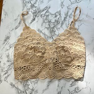 Lace bra top size medium.